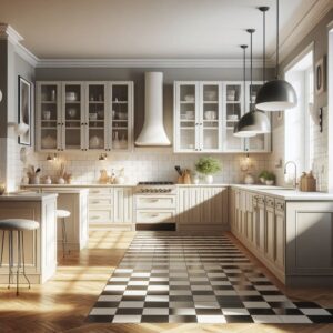 Checkerboard Flooring for a Statement Look