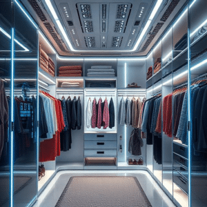 High-Tech Smart Closet