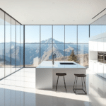 Modern Minimalist Glass Kitchen