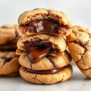 Vanilla Hot Chocolate Molten Cookies Recipe