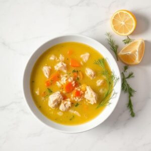 Greek Lemon Chicken Soup (Avgolemono)