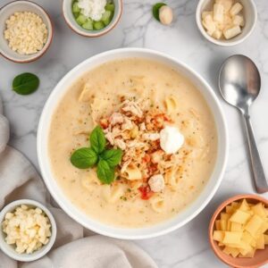 Creamy White Lasagna Soup Recipe