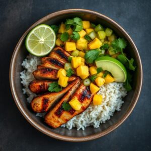 Honey Chipotle Chicken Rice Bowls Recipe