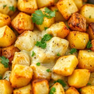 Cheesy Ranch Oven Roasted Potatoes Recipe