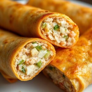 Crab Cake Egg Rolls Recipe