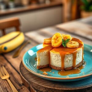 Caramelized Banana Cheesecake with Rum Glaze: An Irresistible Dessert You Must Try