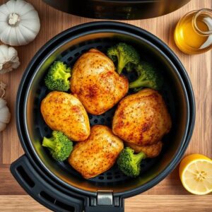 Air Fryer Chicken and Broccoli Recipe
