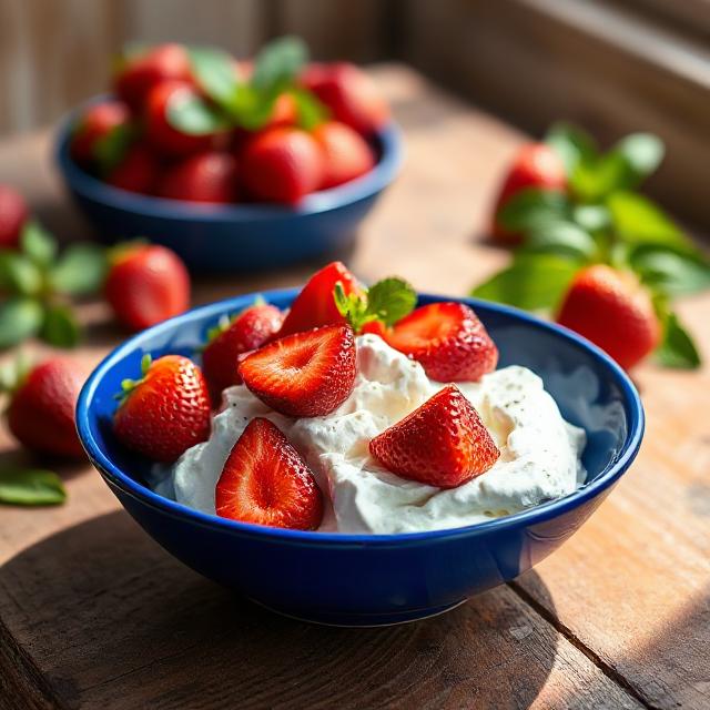 Whipped Feta with Roasted Strawberries Recipe