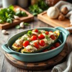 Stuffed Zucchini with Ricotta Recipe: A Delicious, Healthy, and Easy-to-Make Dish
