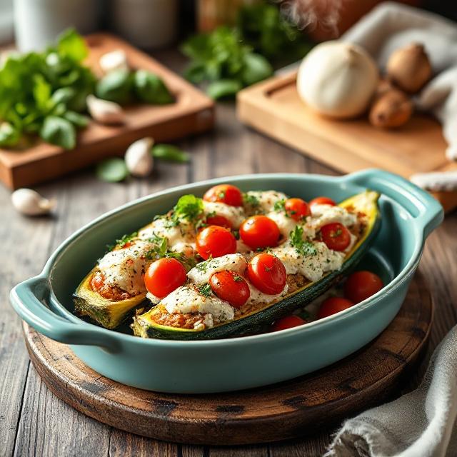 Stuffed Zucchini with Ricotta Recipe: A Delicious, Healthy, and Easy-to-Make Dish