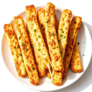 Quick Sourdough Cheesy Breadsticks with Discard