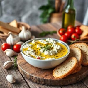 Mediterranean Feta Dipping Oil Recipe