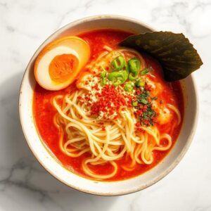 Korean Spicy Ramen Noodles with Cheese Recipe