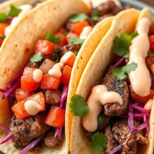 Steak Tacos with Chipotle Crema Recipe