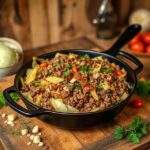 Hearty Ground Beef and Cabbage Skillet Recipe