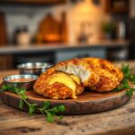 Golden & Crispy Chicken Cutlets with Gooey Cheese Recipe: A Delicious Comfort Food Delight