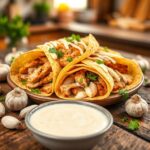 Savory Chicken Wraps With Garlic Cream Sauce Recipe: A Flavor-Packed Delight You Must Try
