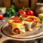 Cheesy Pizza Burger Pie Recipe: The Ultimate Comfort Food Mashup