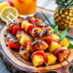 Tropical Teriyaki Chicken Kabobs with Pineapple Recipe