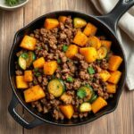 Ground Beef Zucchini Sweet Potato Skillet Recipe: A Hearty, Healthy One-Pan Wonder
