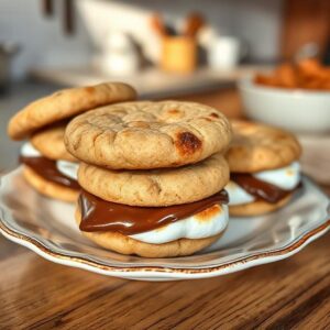 Peanut Butter S’mores Sandwich Cookies Recipe