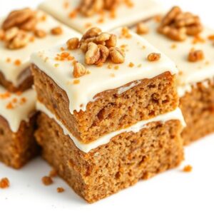 Easy Carrot Cake Bars With Cream Cheese Frosting Recipe