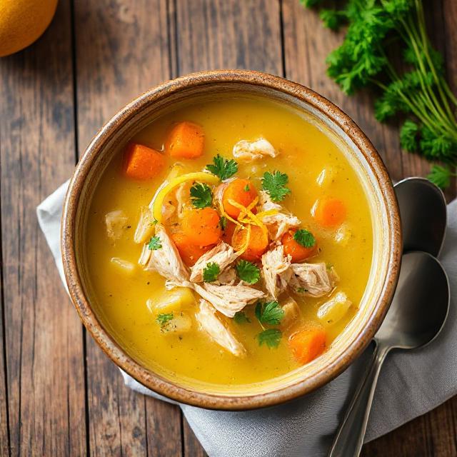 Greek Lemon Chicken Soup (Avgolemono) Recipe: A Comforting Mediterranean Classic
