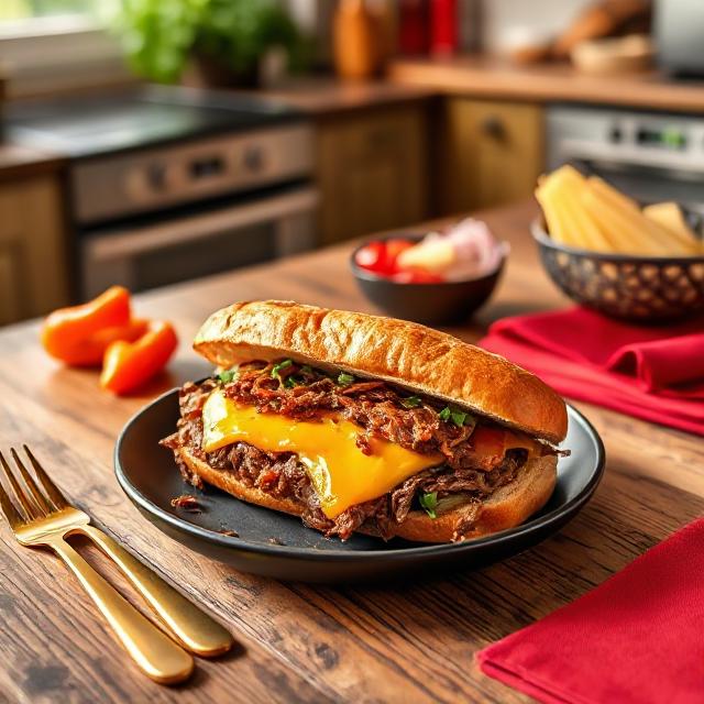 Effortless Philly Cheesesteak Recipe with Few Ingredients