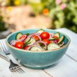 Refreshing Marinated Cucumbers, Onions, and Tomato Recipe