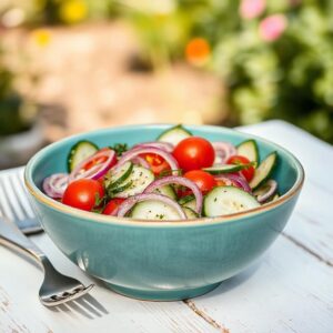 Refreshing Marinated Cucumbers, Onions, and Tomato Recipe