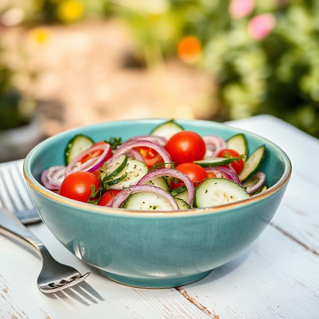 Refreshing Marinated Cucumbers, Onions, and Tomato Recipe