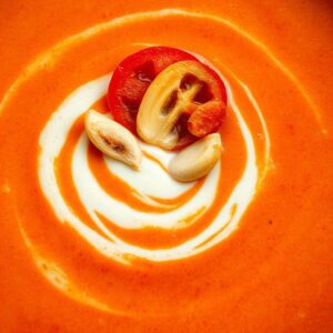 Creamy Roasted Garlic Tomato Soup