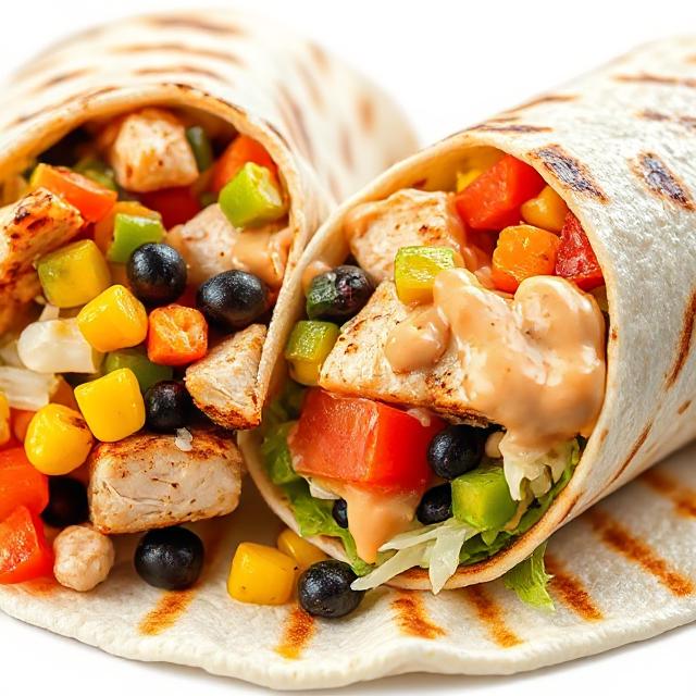 Southwest Grilled Chicken Wraps Recipe