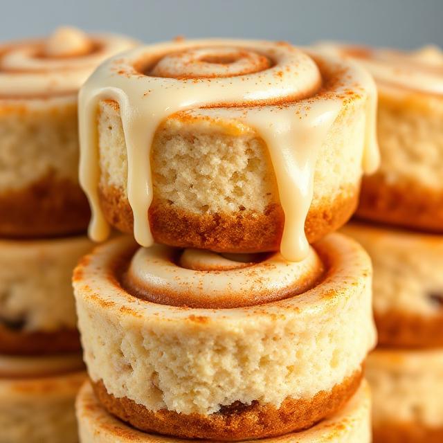 Mini Cinnamon Roll Cheesecake Recipe