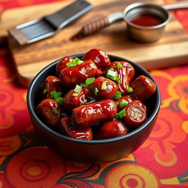 BBQ Sausage Bites (Only Four Ingredients)