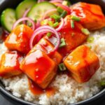 Sriracha Honey Salmon Bowls – A Sweet and Spicy Delight for Your Taste Buds