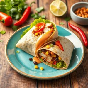 Southwest Grilled Chicken Wraps Recipe