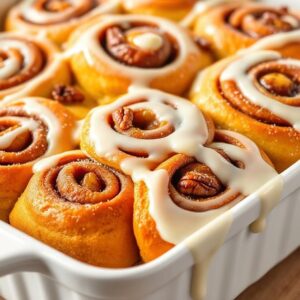 Sweet Potato Cinnamon Roll Cake Recipe