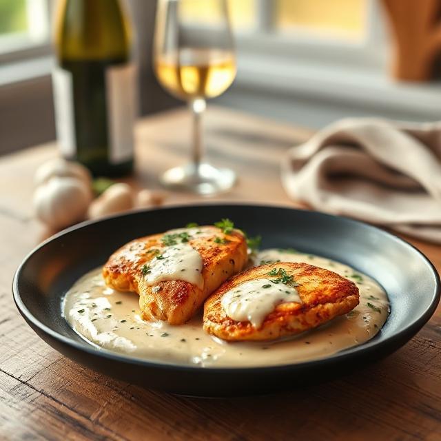 Minimal Ingredients Creamy Garlic Chicken Recipe for a Fast Meal