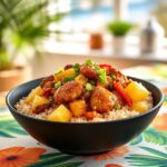 Hawaiian Pineapple Chicken & Rice Recipe