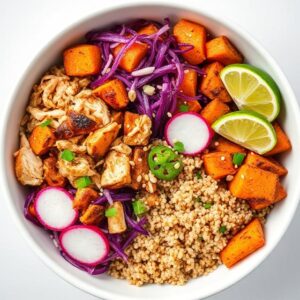 Chicken and Sweet Potato Bowls for Two