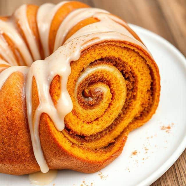 Sweet Potato Cinnamon Roll Cake Recipe