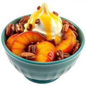 Grilled Peach Sundaes