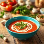 Creamy Roasted Garlic Tomato Soup: A Comforting Classic with a Delicious Twist
