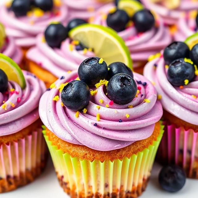 Irresistible Blueberry Lime Cheesecake Cupcakes Recipe