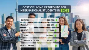 cost of living in toronto for international students