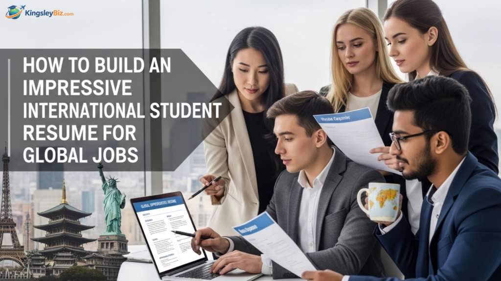 how to build an impressive international student resume for global jobs
