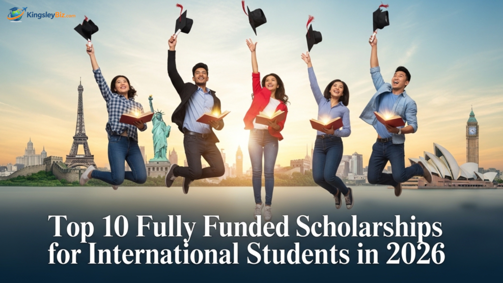 top 10 fully funded scholarships for international students in 2026